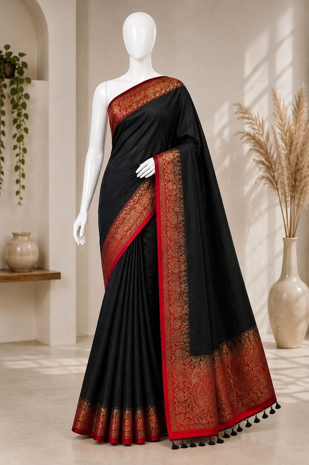Devas Midnight Royale Silk Saree - Image 2