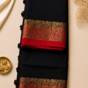 Devas Midnight Royale Silk Saree