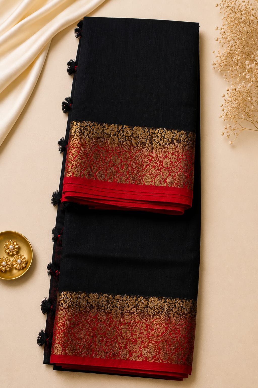 Devas Midnight Royale Silk Saree