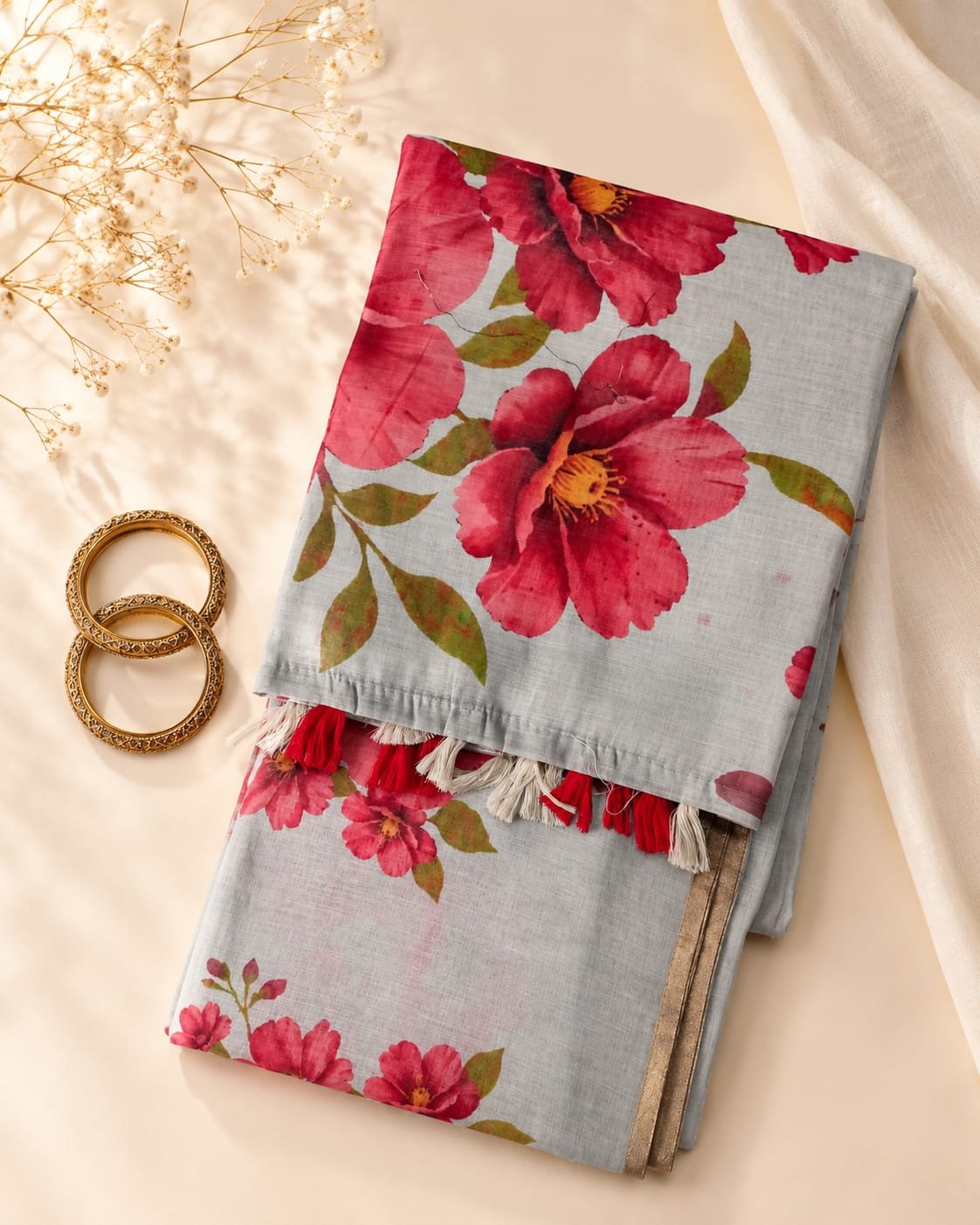 Devas Bloom Grace Mul Cotton Saree