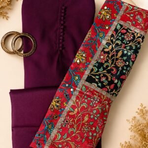 Devas Crimson Bloom Georgette Salwar Set
