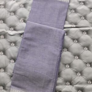 Pure Cotton Saree with Silver border