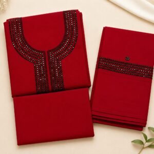 Ruby Royale Embellished Chudi