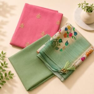 Blushing peach & Olive